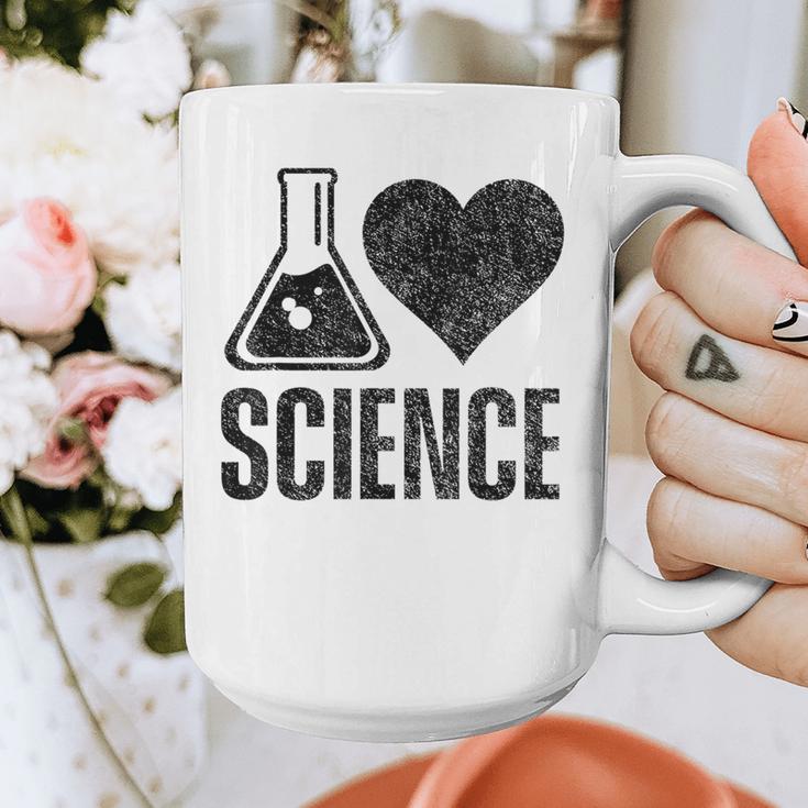 I Love Science Lover Teacher Scientist Sciences Graphic Print Coffee Mug, Science Teacher Gifts, funny design