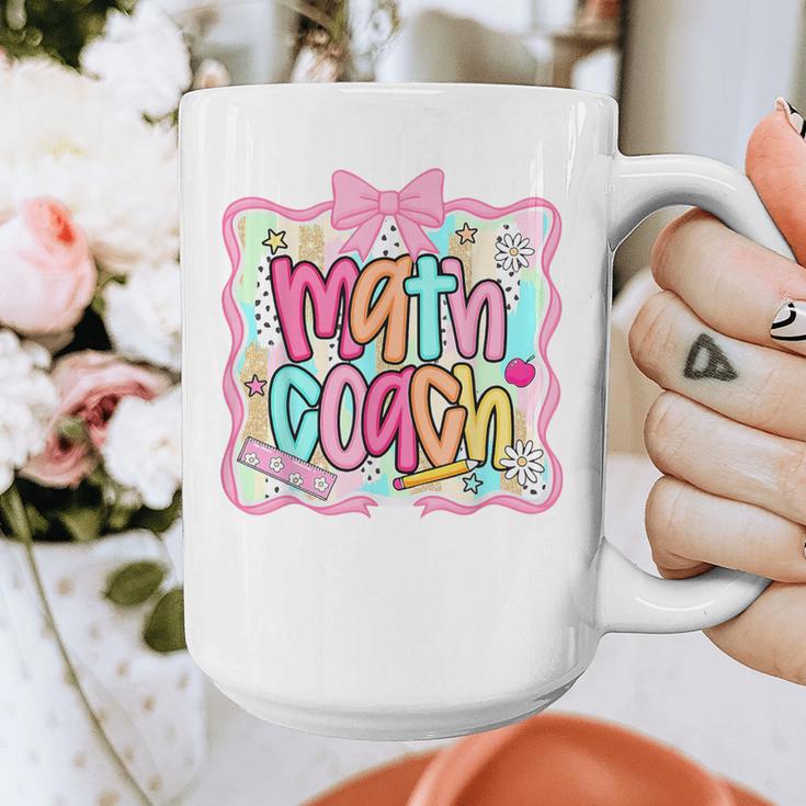 Math Coach Back To School Math Teacher Graphic Print Coffee Mug, funny design