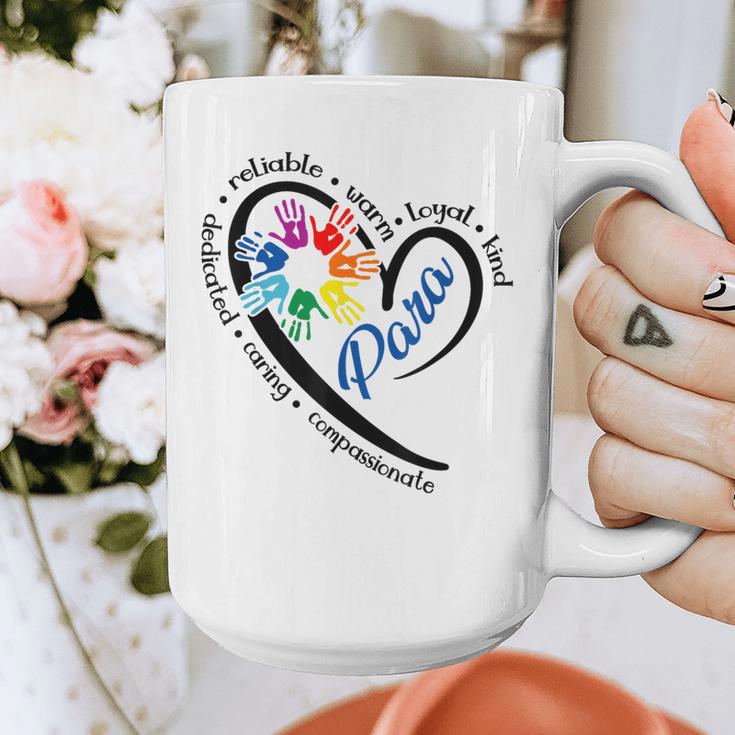 Para Heart Teacher Paraprofessional Paraeducator Men Women Graphic Print Coffee Mug, funny design Para Heart Teacher Paraprofessional Paraeducator Men Women Graphic Print Coffee Mug, funny design