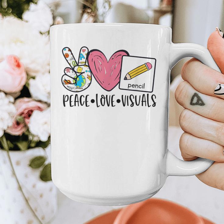 Peace Love Visuals Special Education Teacher Dream Team Graphic Print Coffee Mug, funny design