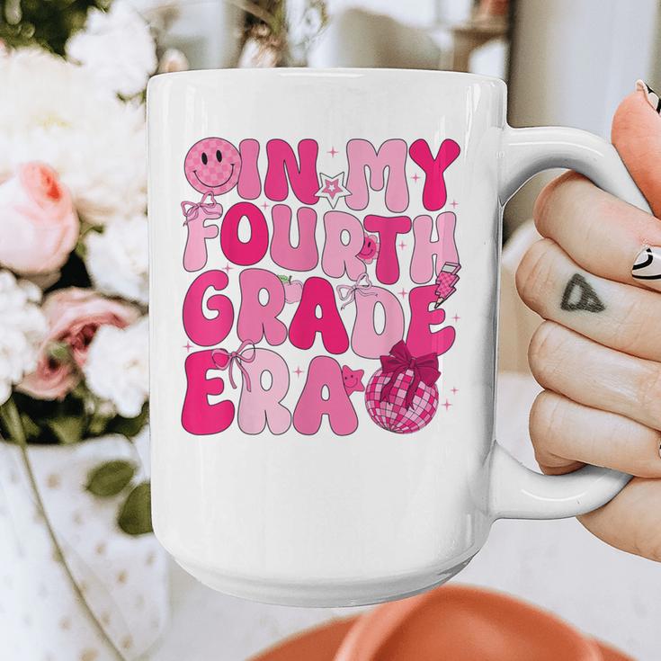 Pink Fourth Grade Era 4th Back To School Grade Teacher Graphic Print Coffee Mug, 4th Grade Teacher Gifts, funny design Pink Fourth Grade Era 4th Back To School Grade Teacher Graphic Print Coffee Mug, 4th Grade Teacher Gifts, funny design