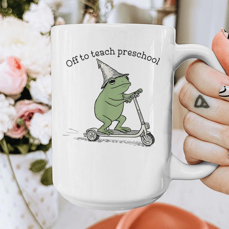Pre K Grade Teacher Frog Back To School Preschool Graphic Print Coffee Mug, funny design Pre K Grade Teacher Frog Back To School Preschool Graphic Print Coffee Mug, funny design