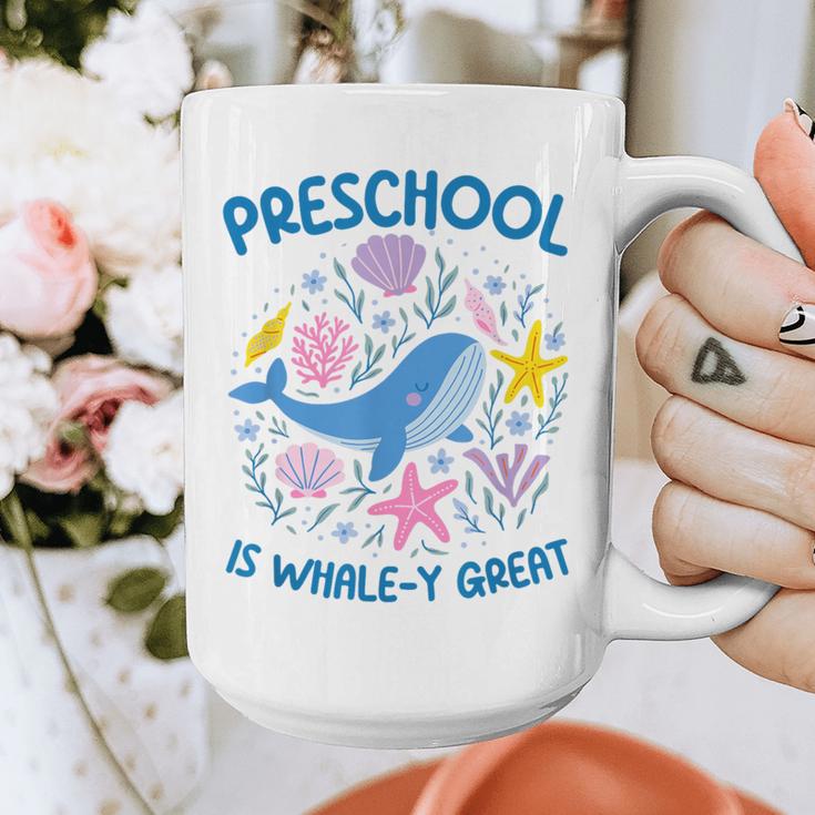 Preschool Is Whale-y Great Preschool Teacher Graphic Print Coffee Mug, funny design Preschool Is Whale-y Great Preschool Teacher Graphic Print Coffee Mug, funny design