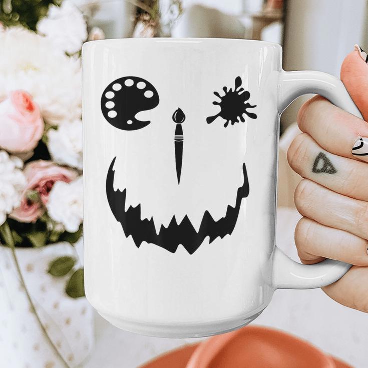 Pumpkin Artist Halloween Art Teacher Graphic Print Coffee Mug, funny design Pumpkin Artist Halloween Art Teacher Graphic Print Coffee Mug, funny design