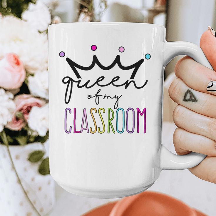 Queen Of My Classroom Colorful Teacher For Men Women Graphic Print Coffee Mug, funny design Queen Of My Classroom Colorful Teacher For Men Women Graphic Print Coffee Mug, funny design