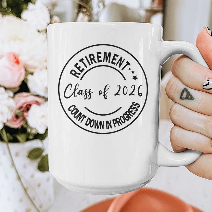 Retirement Class Of 2026 Count Down Progress Retired Teacher Graphic Print Coffee Mug, funny design Retirement Class Of 2026 Count Down Progress Retired Teacher Graphic Print Coffee Mug, funny design