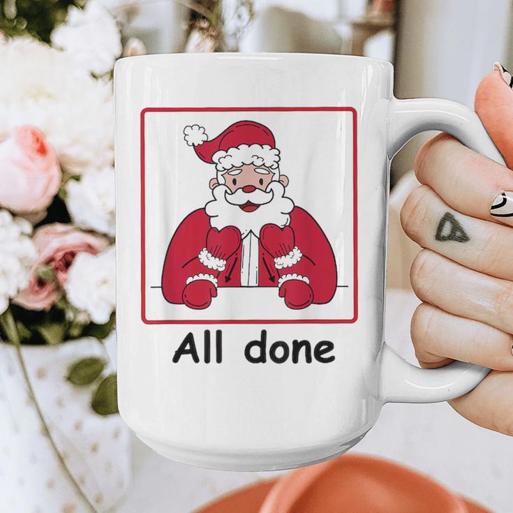 Retro All Done Christmas Special Ed Teacher Team Santa Women Graphic Print Coffee Mug, funny design Retro All Done Christmas Special Ed Teacher Team Santa Women Graphic Print Coffee Mug, funny design