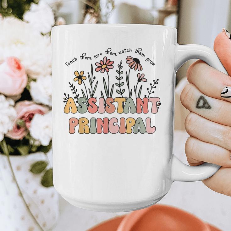 Retro Floral Assistant Principal Shirt For Teachers Day Graphic Print Coffee Mug, funny design Retro Floral Assistant Principal Shirt For Teachers Day Graphic Print Coffee Mug, funny design