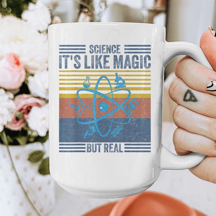 Science It's Like Magic But Real Science Teacher Geek Nerd Graphic Print Coffee Mug, Science Teacher Gifts, funny design