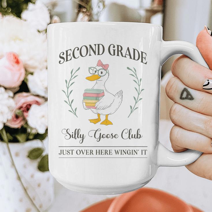 Second Grade Silly Goose Club For Teacher Or Student Graphic Print Coffee Mug, funny design Second Grade Silly Goose Club For Teacher Or Student Graphic Print Coffee Mug, funny design