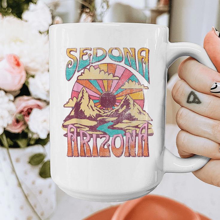 Sedona Arizona Nature Hiking Mountains Outdoors Vintage Graphic Print Coffee Mug, funny design