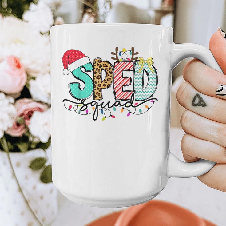 SPED Squad Special Education Teacher Autism Christmas Women Graphic Print Coffee Mug, funny design