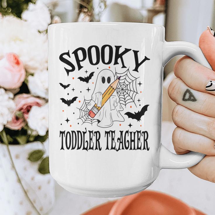 Spooky Toddler Teacher Halloween School Graphic Print Coffee Mug, funny design Spooky Toddler Teacher Halloween School Graphic Print Coffee Mug, funny design