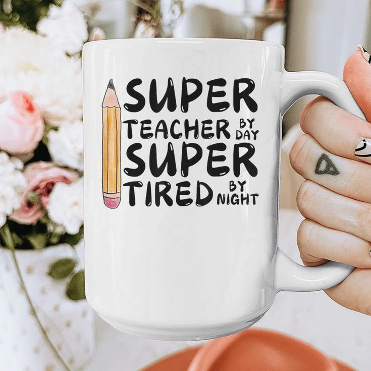 Super Teacher By Day Super Tired By Night Back To School Graphic Print Coffee Mug, Super Teacher Gifts, funny design Super Teacher By Day Super Tired By Night Back To School Graphic Print Coffee Mug, Super Teacher Gifts, funny design
