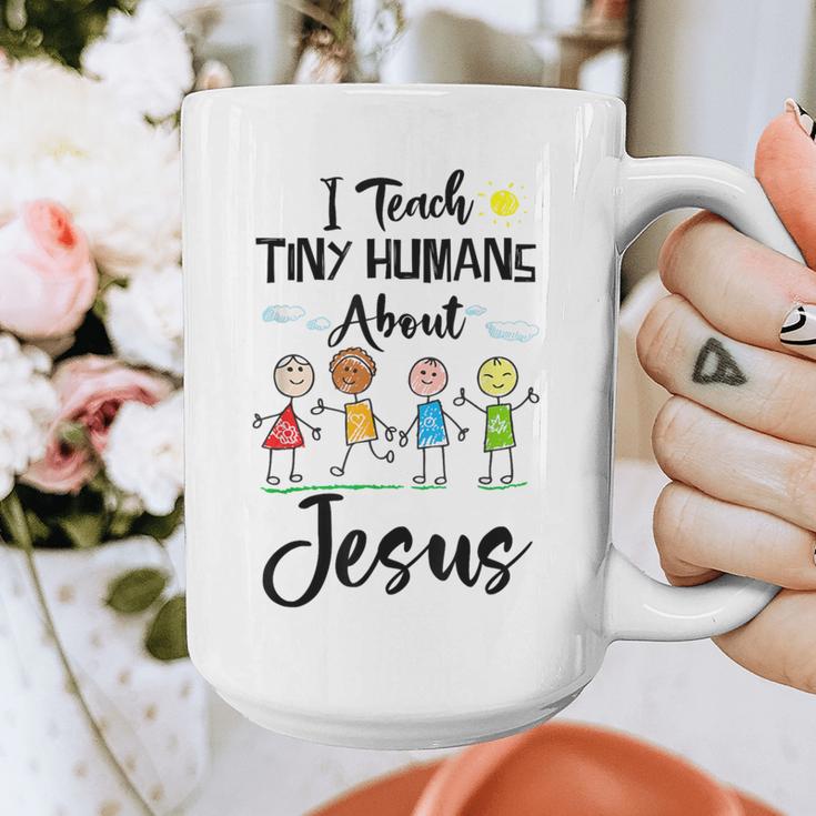 I Teach Tiny Humans About Jesus Sunday School Teacher Graphic Print Coffee Mug, funny design I Teach Tiny Humans About Jesus Sunday School Teacher Graphic Print Coffee Mug, funny design