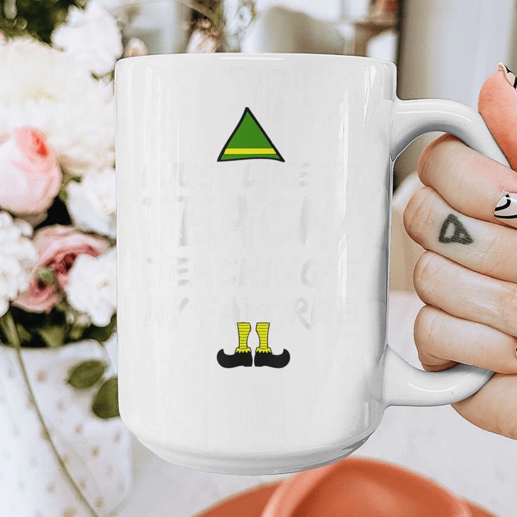 Teacher Christmas Teaching Is My Favorite Graphic Print Coffee Mug, funny design Teacher Christmas Teaching Is My Favorite Graphic Print Coffee Mug, funny design