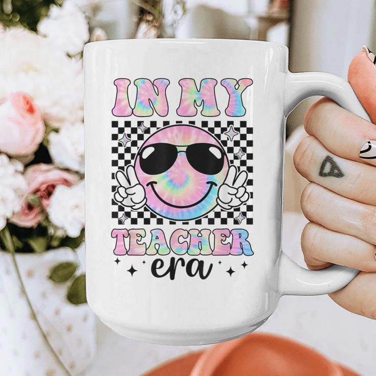 In My Teacher Era Groovy Tie Dye Back To School Cute Teacher Graphic Print Coffee Mug, Groovy Teacher Gifts, funny design In My Teacher Era Groovy Tie Dye Back To School Cute Teacher Graphic Print Coffee Mug, Groovy Teacher Gifts, funny design