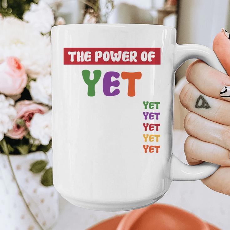 Teacher Growth Mindset Power Of Yet Graphic Print Coffee Mug, funny design Teacher Growth Mindset Power Of Yet Graphic Print Coffee Mug, funny design