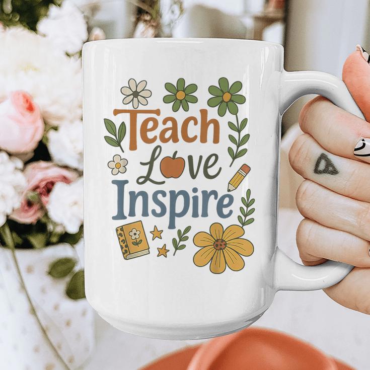 Teacher Inspire Love Graphic Print Coffee Mug, funny design Teacher Inspire Love Graphic Print Coffee Mug, funny design