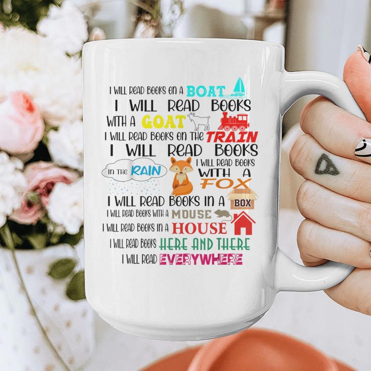 Teacher I Will Read Book On Boat Kids Women Bookworm Graphic Print Coffee Mug, funny design Teacher I Will Read Book On Boat Kids Women Bookworm Graphic Print Coffee Mug, funny design