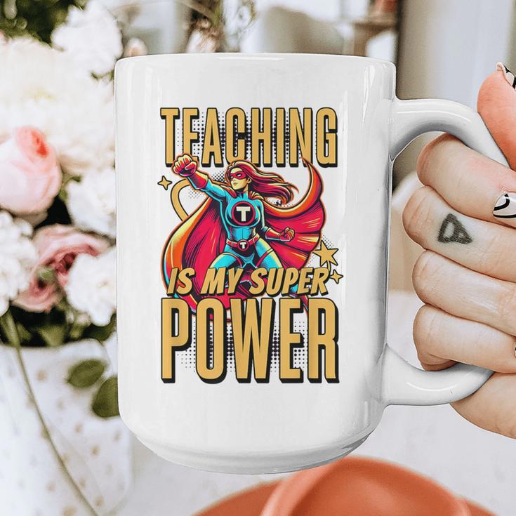 Teaching Is My Super Power Superhero Teacher Graphic Print Coffee Mug, Super Teacher Gifts, funny design Teaching Is My Super Power Superhero Teacher Graphic Print Coffee Mug, Super Teacher Gifts, funny design