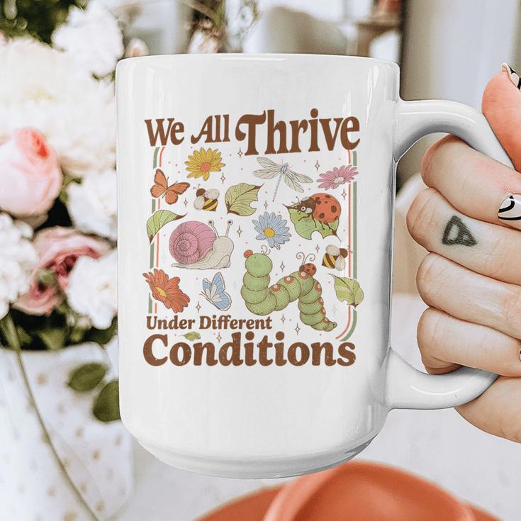 We All Thrive Under Different Conditions SPED Teacher Graphic Print Coffee Mug, funny design We All Thrive Under Different Conditions SPED Teacher Graphic Print Coffee Mug, funny design