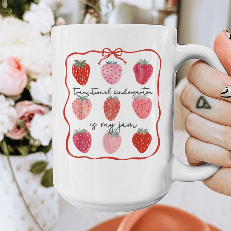 Transitional Kindergarten Is My Jam Strawberry TK Teacher Graphic Print Coffee Mug, funny design Transitional Kindergarten Is My Jam Strawberry TK Teacher Graphic Print Coffee Mug, funny design
