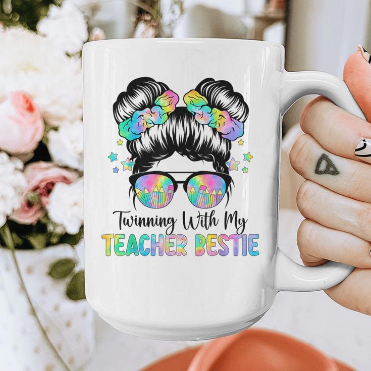 Twin Day Friends Teacher Twinning With My Bestie Graphic Print Coffee Mug, Friend Gifts, funny design Twin Day Friends Teacher Twinning With My Bestie Graphic Print Coffee Mug, Friend Gifts, funny design