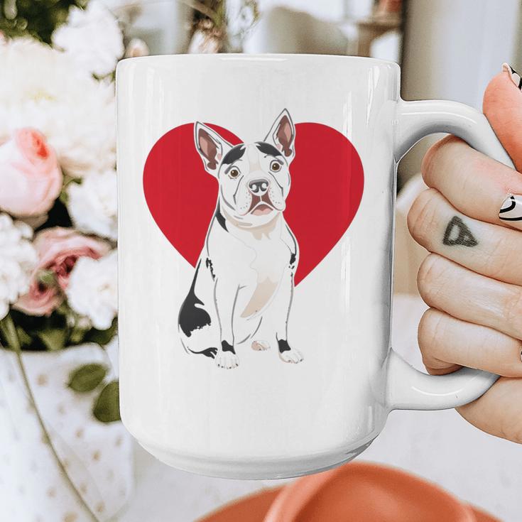 Valentine's Day Boston Terrier Lover Graphic Print Coffee Mug, funny design