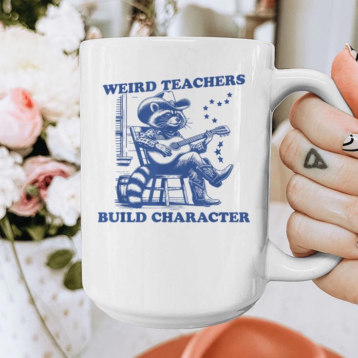 Weird Teachers Build Character Shirt Raccoon Teacher Graphic Print Coffee Mug, funny design Weird Teachers Build Character Shirt Raccoon Teacher Graphic Print Coffee Mug, funny design
