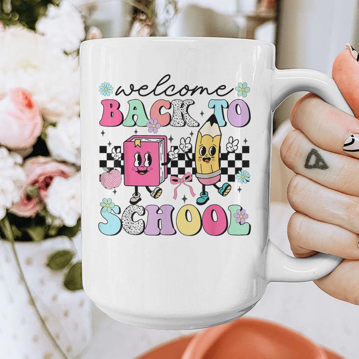 Welcome Back To School 2024 Teachers Students First Day Graphic Print Coffee Mug, funny design Welcome Back To School 2024 Teachers Students First Day Graphic Print Coffee Mug, funny design