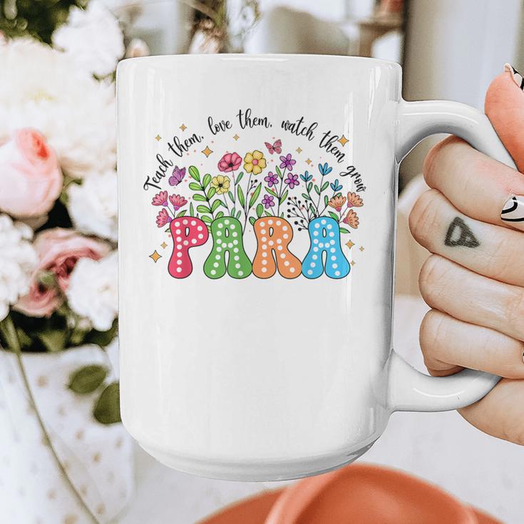 Wildflower Para Floral Paraprofessional Paraeducator Teacher Graphic Print Coffee Mug, funny design Wildflower Para Floral Paraprofessional Paraeducator Teacher Graphic Print Coffee Mug, funny design