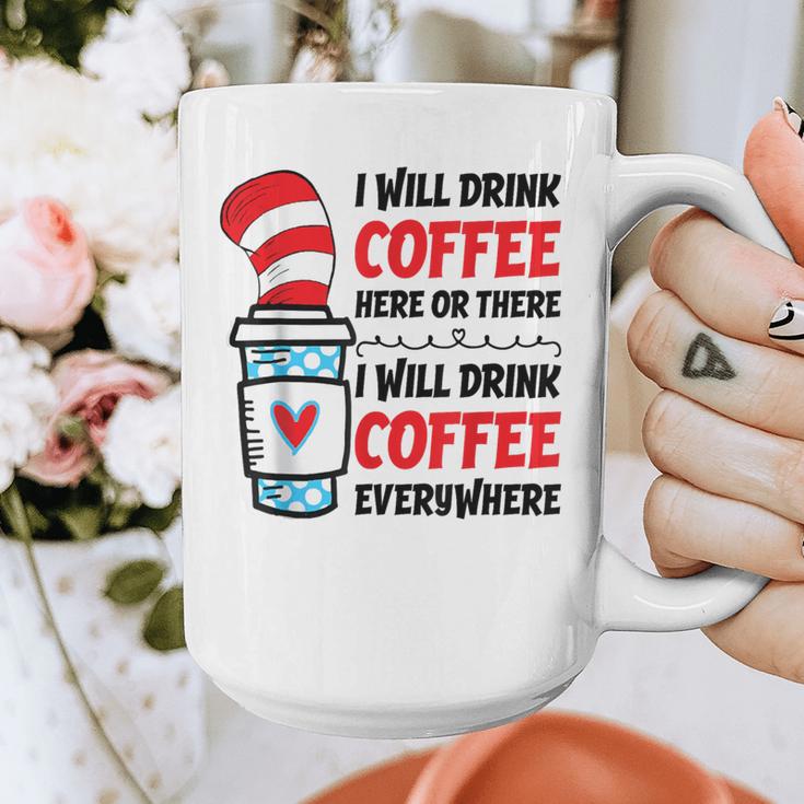 I Will Drink Coffee Here Or There Funny Teacher Teaching Men Women Girls Kids Graphic Print Coffee Mug, funny design I Will Drink Coffee Here Or There Funny Teacher Teaching Men Women Girls Kids Graphic Print Coffee Mug, funny design