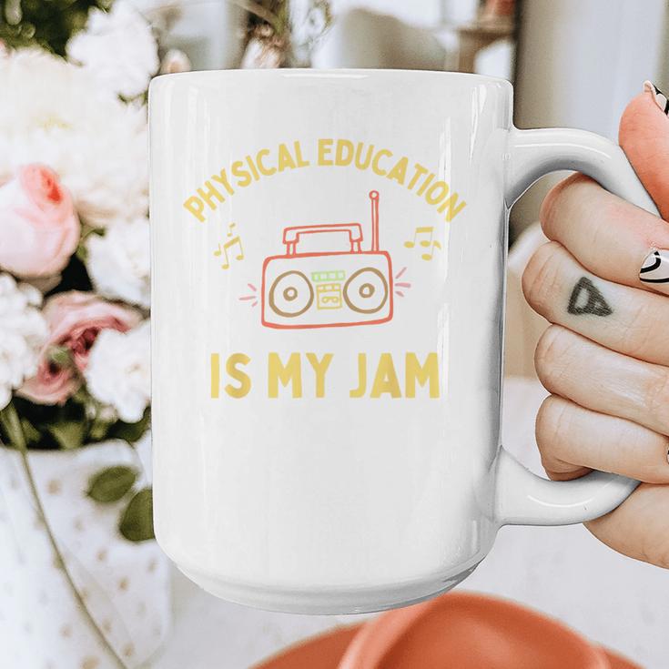 Women's Physical Education Is My Jam PE Teacher Appreciation Graphic Print Coffee Mug, Pe Teacher Gifts, funny design Women's Physical Education Is My Jam PE Teacher Appreciation Graphic Print Coffee Mug, Pe Teacher Gifts, funny design