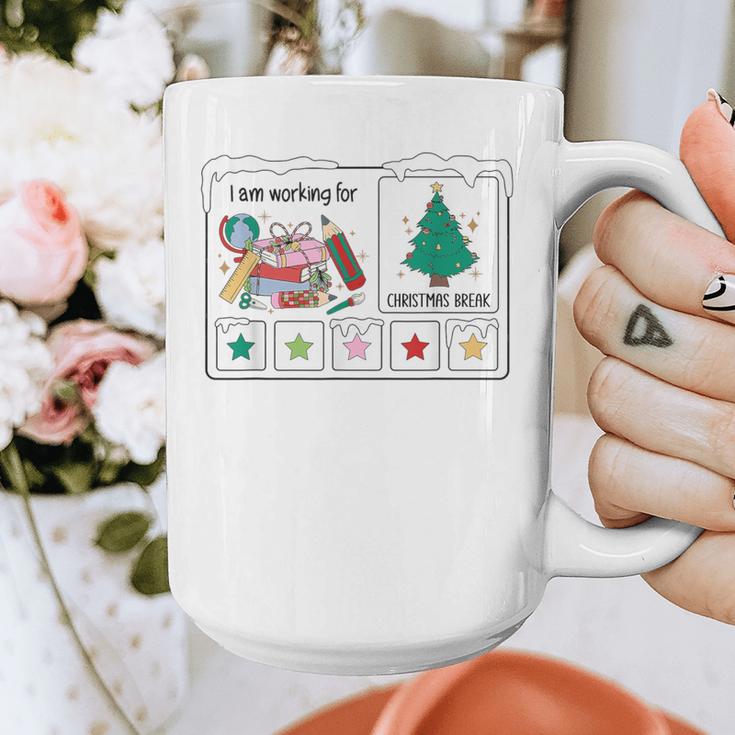 I Am Working For Christmas Break Special Education Teacher Graphic Print Coffee Mug, funny design
