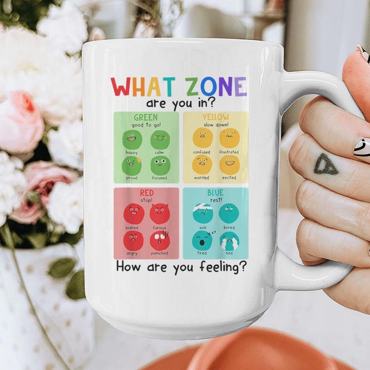 What Zone Are You In How Are You Feeling Teacher Graphic Print Coffee Mug, funny design What Zone Are You In How Are You Feeling Teacher Graphic Print Coffee Mug, funny design
