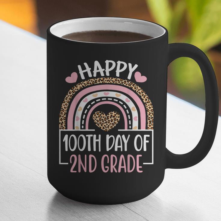 100th Day Of 2nd Grade 100 Days Of School Teacher Graphic Print Coffee Mug, 2nd Grade Teacher Mugs, funny gift