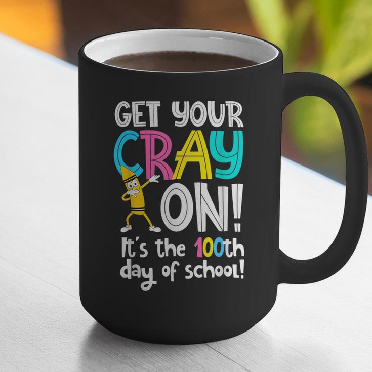 100th Day Of School Get Your Cray On Teacher Graphic Print Coffee Mug, funny gift 100th Day Of School Get Your Cray On Teacher Graphic Print Coffee Mug, funny gift
