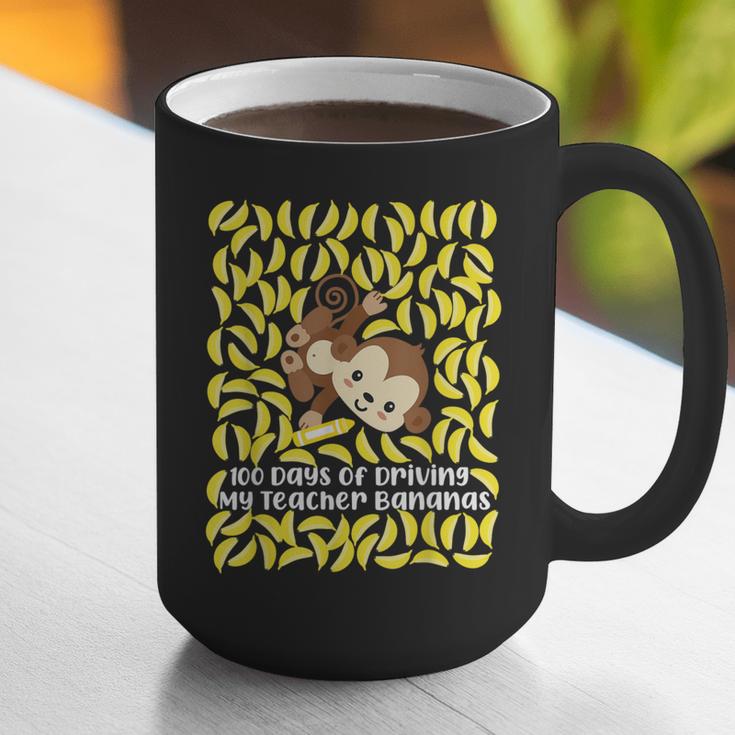 100th Day Of School Teacher Monkey Pun Banana For Men Women Girls Kids Graphic Print Coffee Mug, funny gift
