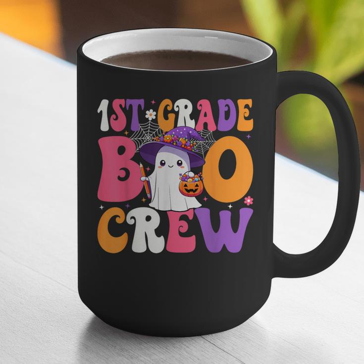 1st Grade Boo Crew Halloween First Grade Halloween Teacher Graphic Print Coffee Mug, First Grade Teacher Mugs, funny gift