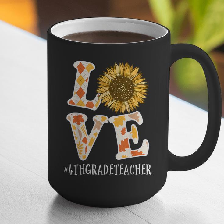 4th Grade Teacher Love Autumn Fall Sunflower Appreciation Graphic Print Coffee Mug, 4th Grade Teacher Mugs, funny gift 4th Grade Teacher Love Autumn Fall Sunflower Appreciation Graphic Print Coffee Mug, 4th Grade Teacher Mugs, funny gift
