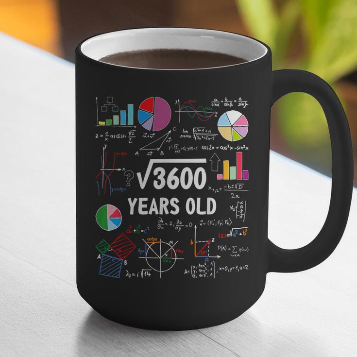 60 Year Old Math Teacher Square Root Of 3600 60th Birthday Graphic Print Coffee Mug, funny gift 60 Year Old Math Teacher Square Root Of 3600 60th Birthday Graphic Print Coffee Mug, funny gift