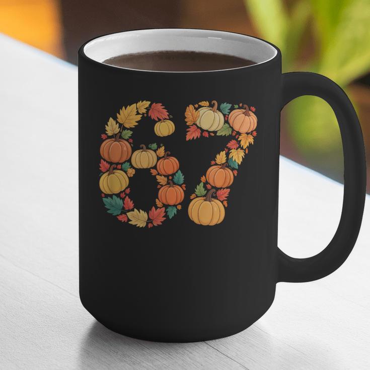 67 6 7 Fall Leaves For Teachers 67 Teacher Graphic Print Coffee Mug, funny gift 67 6 7 Fall Leaves For Teachers 67 Teacher Graphic Print Coffee Mug, funny gift