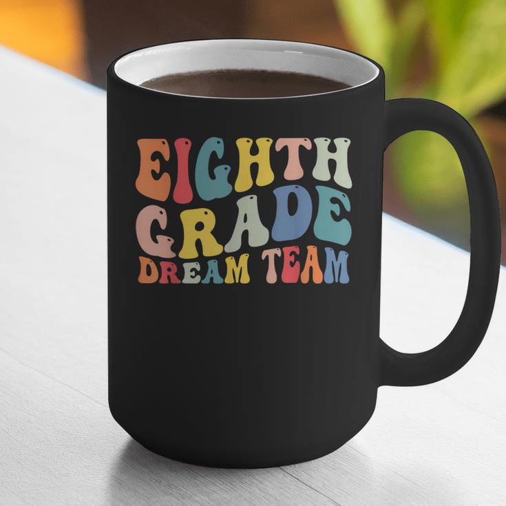 8th Grade Dream Team Teachers Boys Kids Retro Back To School Graphic Print Coffee Mug, funny gift 8th Grade Dream Team Teachers Boys Kids Retro Back To School Graphic Print Coffee Mug, funny gift