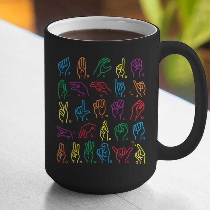 ABC Sign Language Chart Teacher Hand Letter Alphabet ASL Graphic Print Coffee Mug, funny gift ABC Sign Language Chart Teacher Hand Letter Alphabet ASL Graphic Print Coffee Mug, funny gift