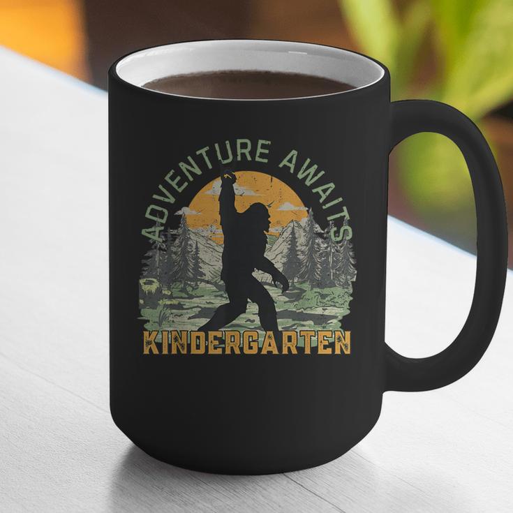 Adventure Awaits Bigfoot Teacher Kindergarten Back To School Graphic Print Coffee Mug, funny gift Adventure Awaits Bigfoot Teacher Kindergarten Back To School Graphic Print Coffee Mug, funny gift