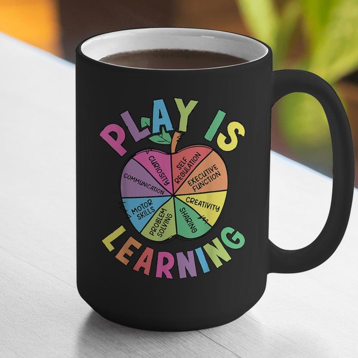Apple Retro Play Is Learning Kindergarten Teacher Daycare Graphic Print Coffee Mug, funny gift Apple Retro Play Is Learning Kindergarten Teacher Daycare Graphic Print Coffee Mug, funny gift