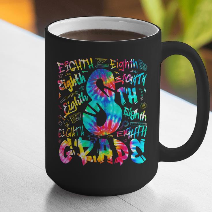 Back To School Eighth 8th Grade Tie Dye Typography Teacher Graphic Print Coffee Mug, funny gift Back To School Eighth 8th Grade Tie Dye Typography Teacher Graphic Print Coffee Mug, funny gift