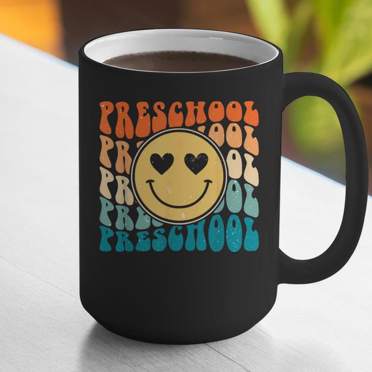 Back To School Groovy Smile Preschool Teachers Students Kids Graphic Print Coffee Mug, funny gift Back To School Groovy Smile Preschool Teachers Students Kids Graphic Print Coffee Mug, funny gift