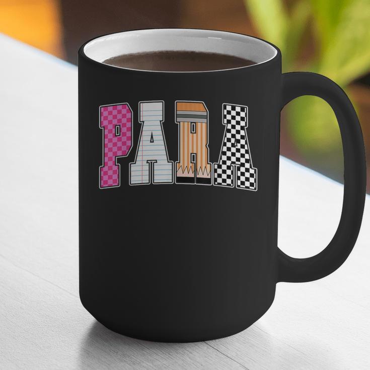 Back To School Teacher Para Preppy Checkered Para Life Graphic Print Coffee Mug, funny gift Back To School Teacher Para Preppy Checkered Para Life Graphic Print Coffee Mug, funny gift